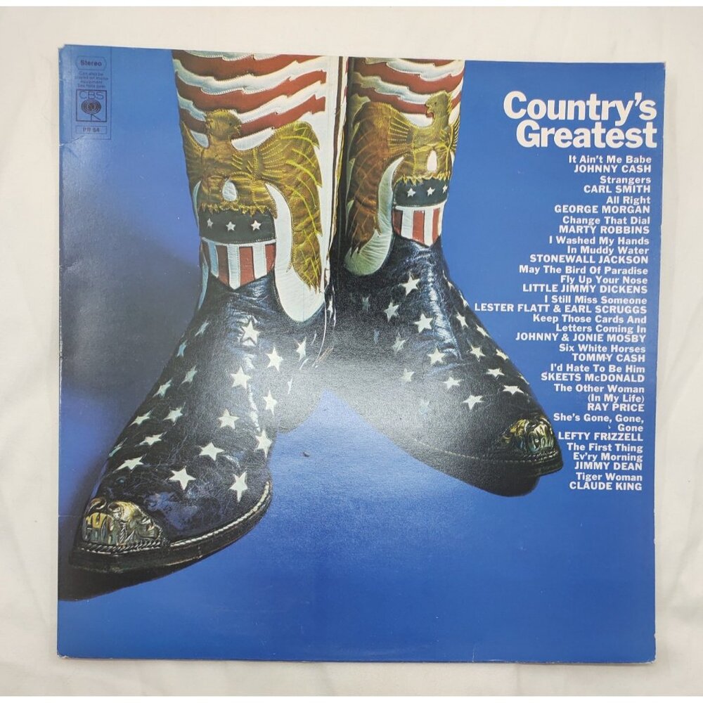 Country’s Greatest LP Various Artists CBS SPR-54 Vintage